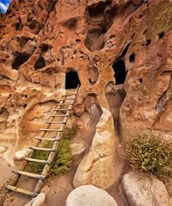 Bandelier National Monument paint by numbers