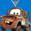 Cars 2 Disney Character paint by numbers