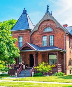 Beautiful House In Chatham paint by numbers