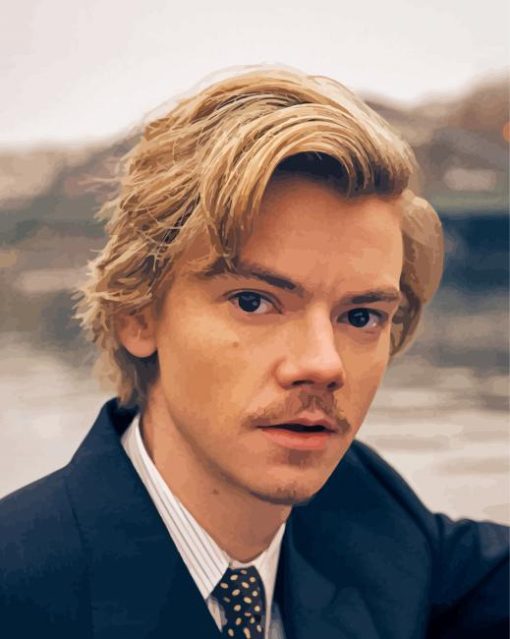 Classy Thomas Brodie Sangster paint by numbers