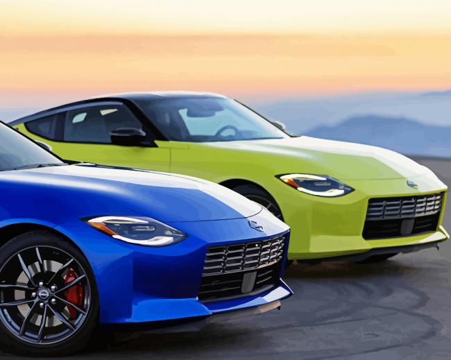 Cool Jdm Cars paint by numbers