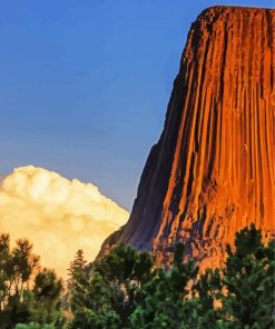 Devils Tower National Monument paint by numbers