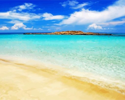 Fig Tree Bay Beach paint by numbers