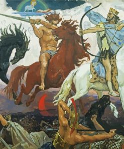 Four Horsemen Of The Apocalypse Art paint by numbers