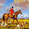 Foxhunt By Andre Pater paint by numbers