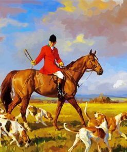 Foxhunt By Andre Pater paint by numbers