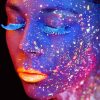 Glow In The Dark Face paint by numbers