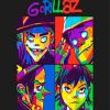 Gorillaz Pop Art paint by numbers