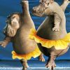 Hippo Animals Dancing paint by numbers