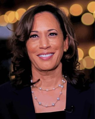 Kamala Harris paint by numbers