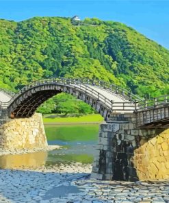 Kintai Kyo Japan Bridge paint by numbers