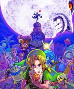 Legend Of Zelda Majoras Mask paint by numbers