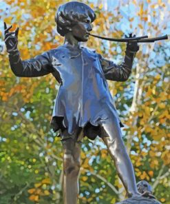 London Peter Pan Statue Paint by numbers