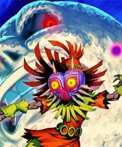 Majoras Mask paint by numbers