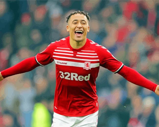 Middlesbrough FC Player paint by numbers