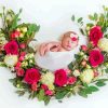 Newborn Baby With Flowers paint by numbers