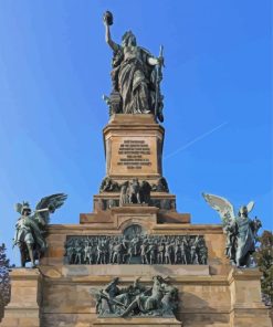 The Niederwalddenkmal Monument paint by numbers