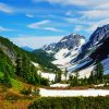 North Cascades National Park Landscape paint by numbers