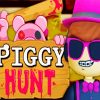 Piggy Hunt Video Game paint by numbers