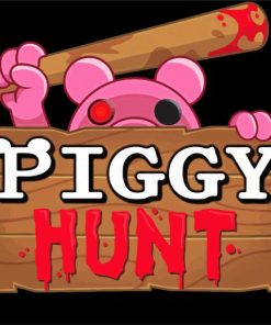 Piggy Hunt paint by numbers