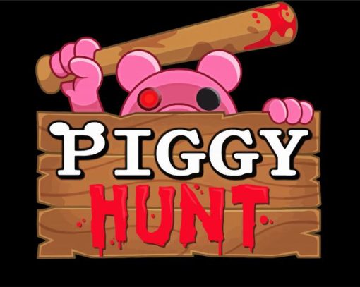 Piggy Hunt paint by numbers