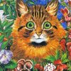 Poster Cat Study paint by numbers