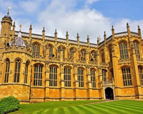 St Georges Chapel Of Windsor paint by numbers