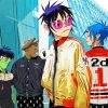 The Gorillaz Singers paint by numbers