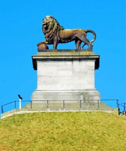 The Lions Mound Monument paint by numbers