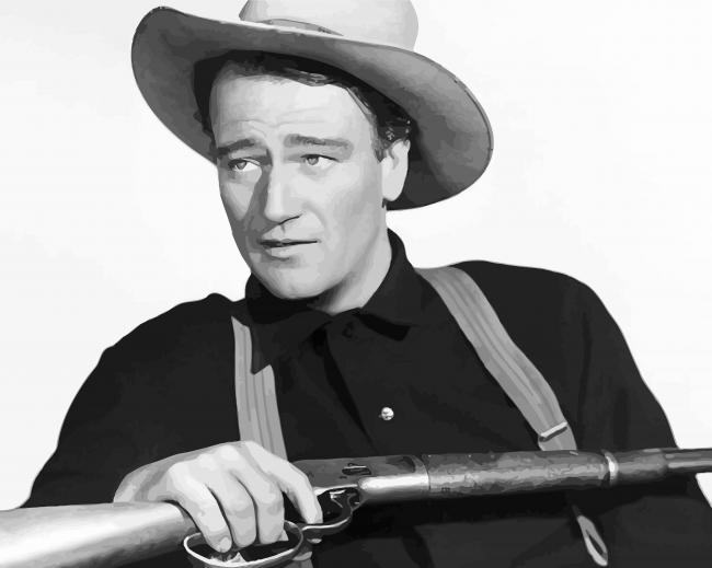 The Rifleman Character paint by numbers