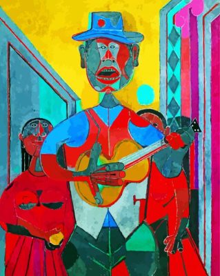 The Troubadour Rufino Tamayo paint by numbers