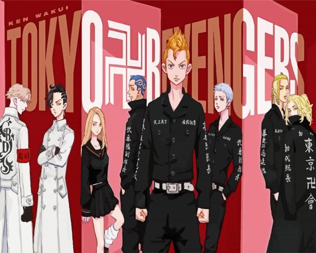 Tokyo Revengers Anime Manga paint by numbers