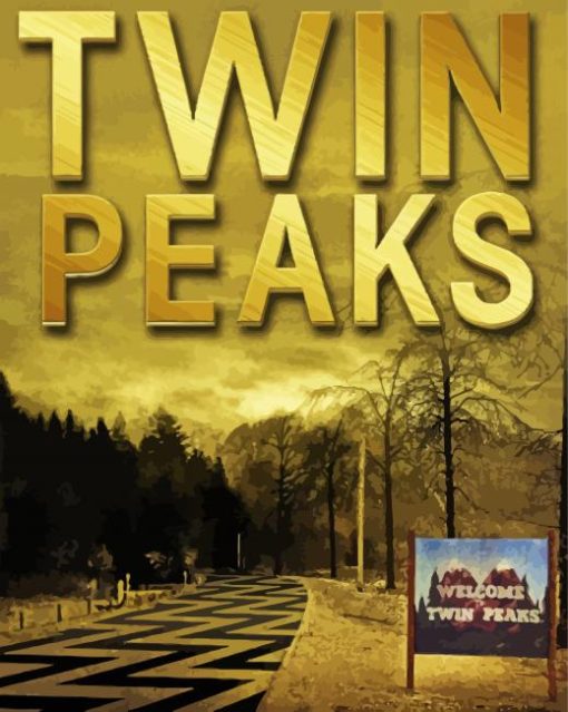 Twin Peaks Poster paint by numbers