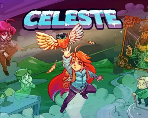 Celeste Game Poster paint by numbers