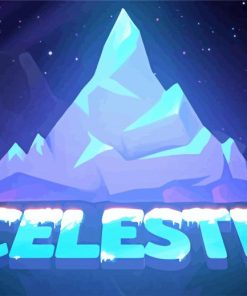 Celeste Video Game paint by numbers