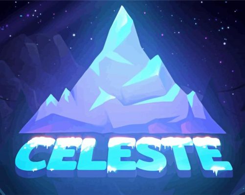 Celeste Video Game paint by numbers