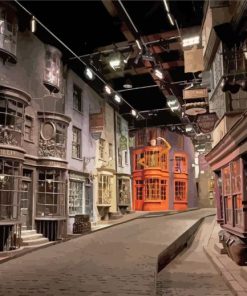 Diagon Alley Harry Potter paint by numbers