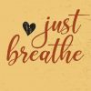 Just Breathe Quote paint by numbers