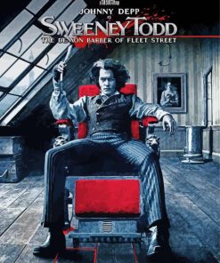 sweeney todd movie poster paint by number