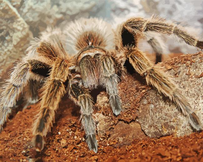 Tarantula Spider Insect paint by numbers