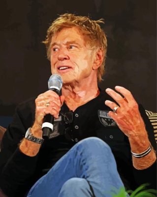 The Actor Redford Paint by numbers