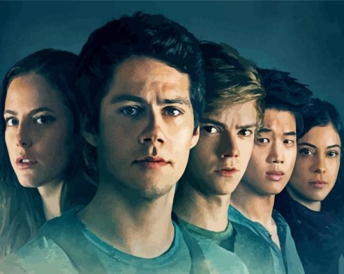 The Maze Runner paint by numbers
