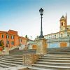 the spanish steps Rome paint by numbers