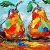 Abstract Three Pears paint by numbers