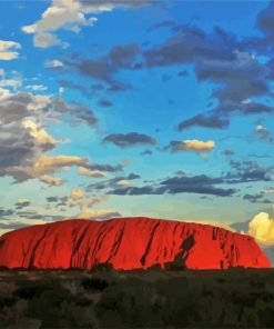 Uluru National Park paint by numbers