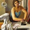 Woman Ironing Art paint by numbers