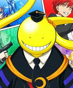 Assassination Classroom Characters paint by numbers