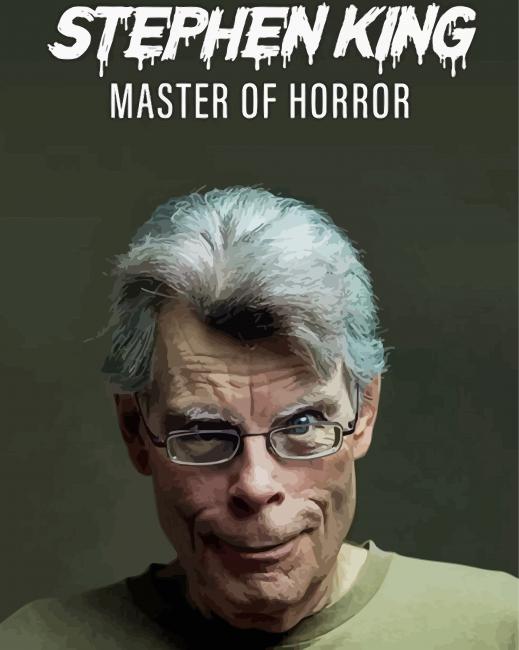 Stephen king master of horror paint by numbers