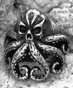 Octopus Skull paint by numbers