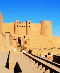 herat Citadel Afghanistan paint by numbers